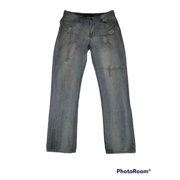 Men's CJ BLACK Jeans Distressed 30X32 Low Rise Slim Straight - Picture 1 of 9